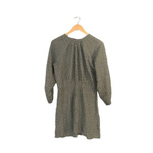 nicoli Green Patterned Dress mini